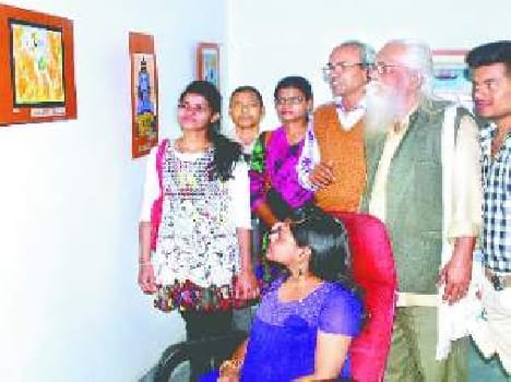 Thematic painting exhibition at the museum was the story